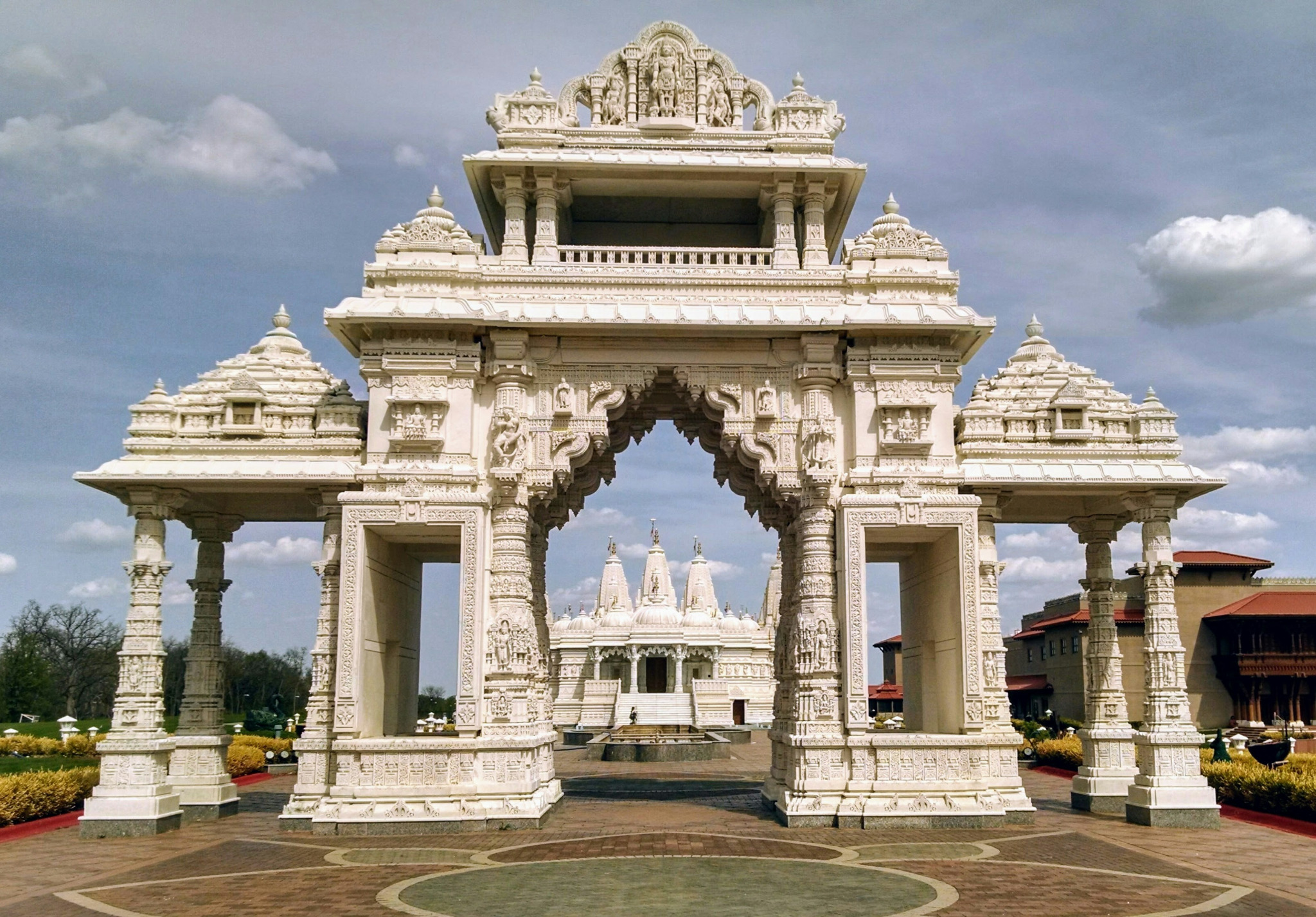 Hindu temple entrance